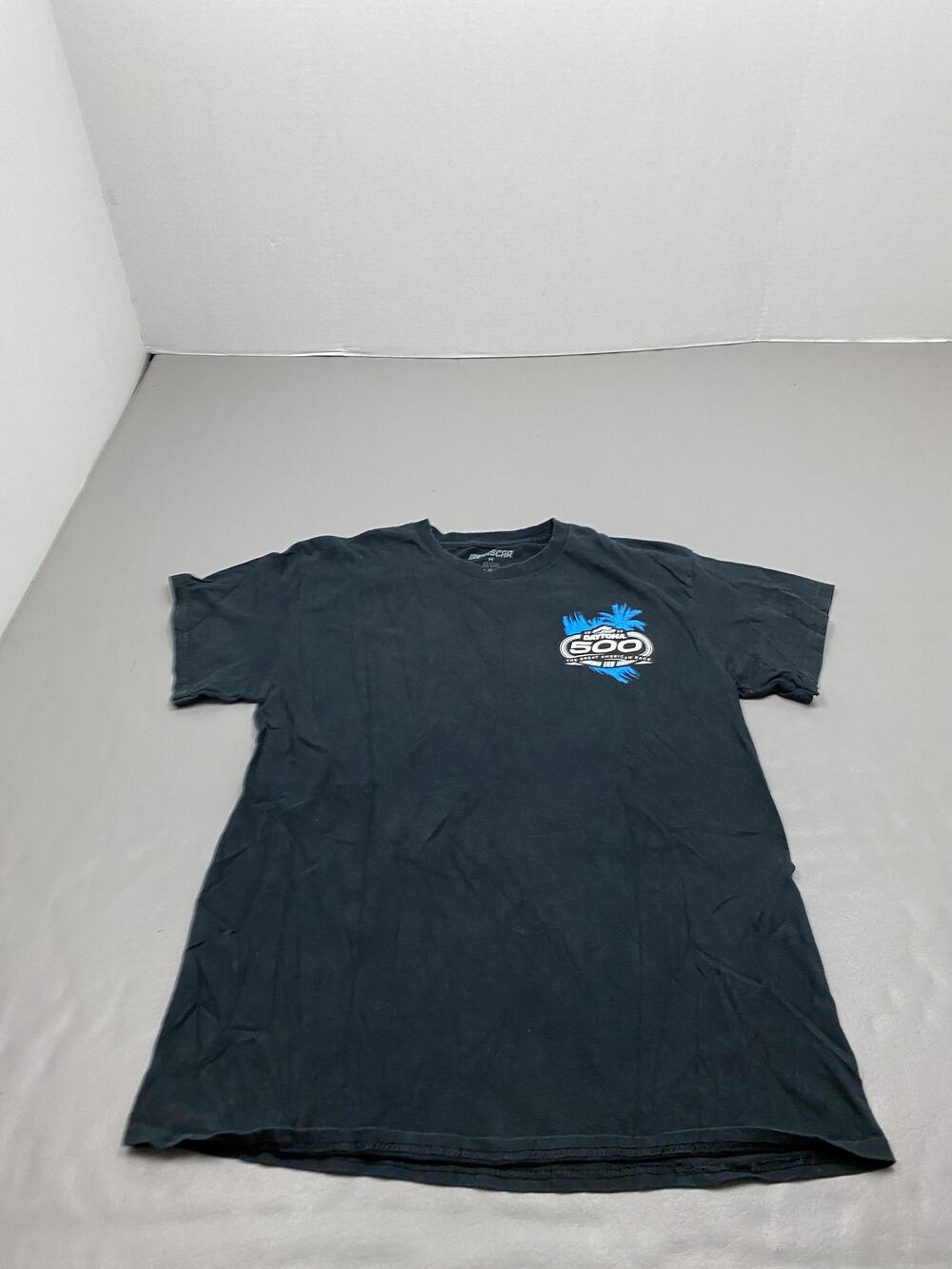 NASCAR Shirt Mens M Black Daytona 500 Graphic Race Car 65th 2023 Daytona Beach